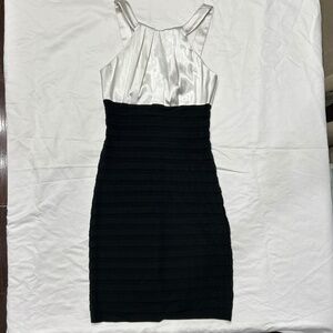 Black and White Cache’ Dress